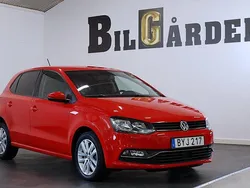 Röd Begagnad 2015 VW Polo Halvkombi | 119 900 kr (Lite dyr)