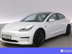 Vit Begagnad 2020 Tesla Model 3 Performance Sedan | 309 900 kr (Marknadspris)