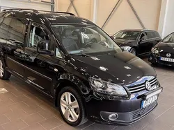 Svart Begagnad 2014 VW Caddy Maxi Life Life Minibuss | 219 900 kr (Dyr)