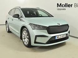 Silver (arctic silver metallic) Begagnad 2022 Skoda Enyaq iV SportLine SUV | 409 000 kr (Bra pris)