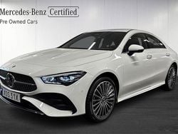 Vit Begagnad 2025 Mercedes CLA250e AMG Sedan | 438 900 kr (Lite dyr)