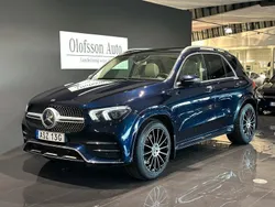 Mörkblå Begagnad 2019 Mercedes GLE400 AMG line SUV | 649 000 kr (Superpris)