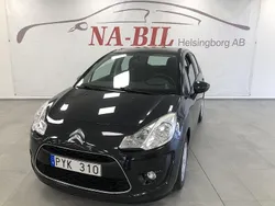 Svart Begagnad 2012 Citroën C3 Halvkombi | 79 900 kr (Marknadspris)