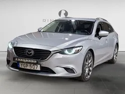 Grå Begagnad 2016 Mazda 6 Kombi | 89 900 kr (Marknadspris)