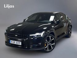 Svart Begagnad 2021 Polestar 2 Plus Halvkombi | 439 000 kr (Dyr)