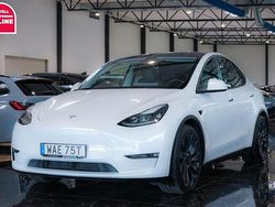 Vit Begagnad 2022 Tesla Model Y Performance SUV | 379 500 kr (Marknadspris)
