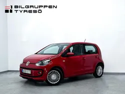 Röd Begagnad 2015 VW up! high up! Halvkombi | 69 900 kr (Marknadspris)