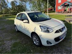 Vit Begagnad 2013 Nissan Micra Halvkombi | 57 500 kr (Marknadspris)