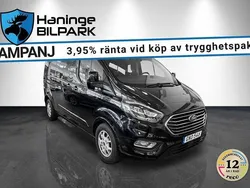 Svart Begagnad 2019 Ford Tourneo Custom Minibuss | 379 900 kr (Marknadspris)