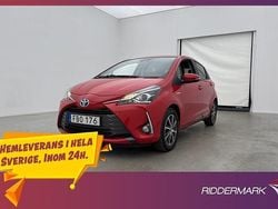 Röd Begagnad 2019 Toyota Yaris Hybrid Halvkombi | 174 900 kr (Marknadspris)