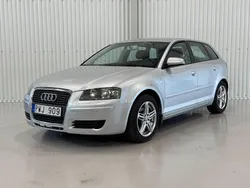 Silver Begagnad 2007 Audi A3 Sportback Attraction Halvkombi | 44 900 kr (Marknadspris)