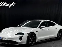 Vit (carrara white metallic) Begagnad 2023 Porsche Taycan GTS Sedan | 1 199 800 kr (Lite dyr)
