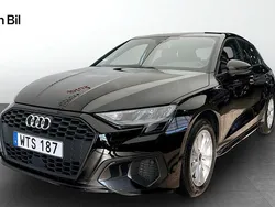 Svart Begagnad 2022 Audi A3 Sportback Proline Halvkombi | 269 000 kr (Marknadspris)
