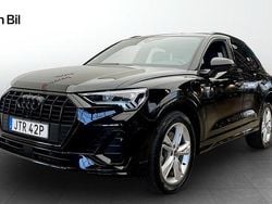 Svart Begagnad 2022 Audi Q3 S-Line SUV | 449 000 kr