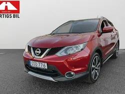 Röd Begagnad 2015 Nissan Qashqai Tekna SUV | 134 900 kr (Marknadspris)