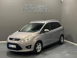 Grå Begagnad 2011 Ford Grand C-Max Titanium Minibuss | 54 900 kr (Marknadspris)