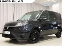 Svart Begagnad 2018 Fiat Doblò Minibuss | 89 900 kr (Marknadspris)