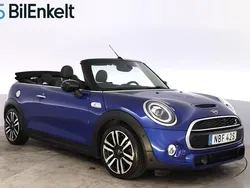 Blå Begagnad 2020 Mini Cooper S Cabriolet Cab | 279 900 kr (Marknadspris)
