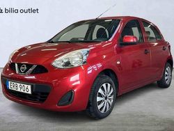 Röd Begagnad 2015 Nissan Micra Halvkombi | 49 900 kr