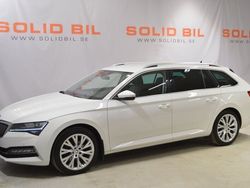 Vit Begagnad 2021 Skoda Superb Business Line Kombi | 239 000 kr (Marknadspris)