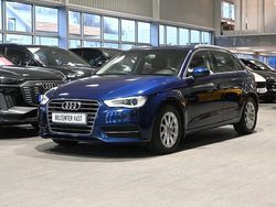 Blå Begagnad 2015 Audi A3 Sportback Halvkombi | 139 000 kr (Marknadspris)