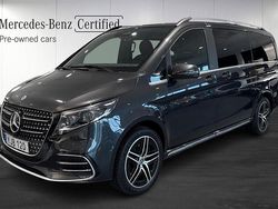 Mörkgrå Begagnad 2025 Mercedes V300 Avantgarde Minibuss | 929 000 kr (Dyr)