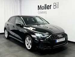 Mytsvart metallic Begagnad 2022 Audi A3 Sportback e-tron S-Line Sedan | 299 900 kr (Superpris)
