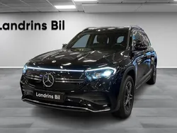 Svart Begagnad 2022 Mercedes EQB300 AMG line SUV | 459 000 kr (Dyr)