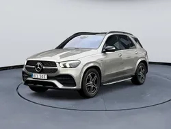 Silver (mojave silver metallic) Begagnad 2021 Mercedes GLE350e AMG SUV | 609 900 kr (Lite dyr)