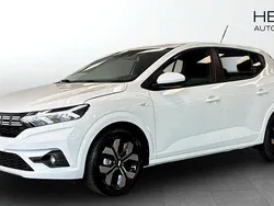 Vit (white) Ny 2025 Dacia Sandero Expression Halvkombi | 219 900 kr (Bra pris)