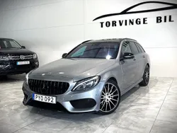 Silver Begagnad 2015 Mercedes C220 AMG Kombi | 219 900 kr (Lite dyr)