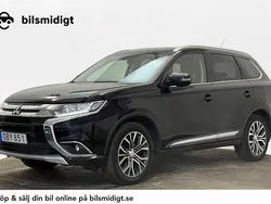 Svart Begagnad 2016 Mitsubishi Outlander Comfort Edition SUV | 139 900 kr (Bra pris)