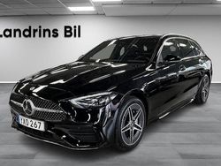 Svart Begagnad 2022 Mercedes C300e AMG line Kombi | 439 900 kr (Marknadspris)