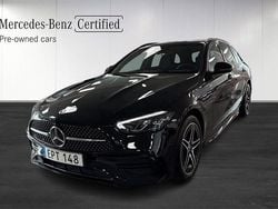 Svart Begagnad 2022 Mercedes C300 AMG line Kombi | 459 900 kr
