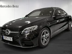 Svart Begagnad 2018 Mercedes C220 AMG Sportkupé | 344 900 kr (Dyr)