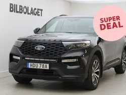 Svart Begagnad 2021 Ford Explorer ST-Line SUV | 444 500 kr (Marknadspris)