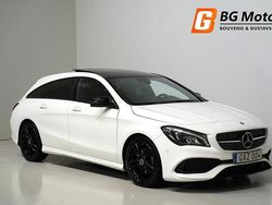 Vit Begagnad 2018 Mercedes CLA200 Shooting Brake AMG Kombi | 209 900 kr (Marknadspris)