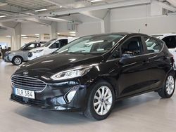 Svart Begagnad 2017 Ford Fiesta Titanium Halvkombi | 109 800 kr (Lite dyr)