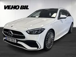 Vit Begagnad 2022 Mercedes C220 AMG line Kombi | 489 000 kr (Marknadspris)