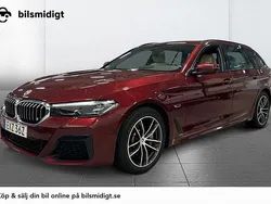 Röd Begagnad 2022 BMW 530e M Sport Kombi | 449 900 kr (Marknadspris)