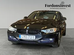 Svart Begagnad 2014 BMW 318 Sport Line Sedan | 92 500 kr (Marknadspris)