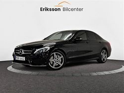 Svart Begagnad 2015 Mercedes C250 AMG line Sedan | 209 900 kr (Marknadspris)