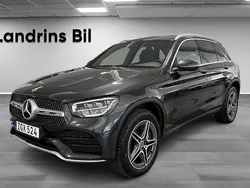 Grå Begagnad 2021 Mercedes GLC300e AMG line SUV | 499 900 kr (Dyr)