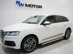 Vit Begagnad 2017 Audi Q7 S-Line SUV | 349 900 kr (Marknadspris)