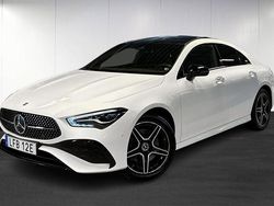 Vit (white) Begagnad 2023 Mercedes CLA250e AMG Sedan | 429 000 kr (Dyr)