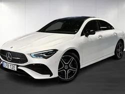 Vit (white) Begagnad 2023 Mercedes CLA250e AMG Sedan | 429 000 kr