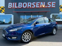 Blå Begagnad 2015 Ford Focus Titanium Kombi | 115 000 kr (Marknadspris)