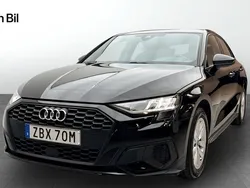 Svart Begagnad 2023 Audi A3 Sportback Proline Halvkombi | 274 000 kr (Marknadspris)