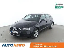 Svart Begagnad 2018 Audi A3 Sportback Halvkombi | 196 000 kr (Marknadspris)
