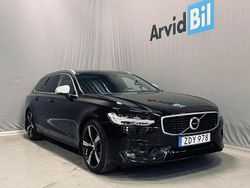 Svart Begagnad 2018 Volvo V90 R-Design Kombi | 272 500 kr (Marknadspris)